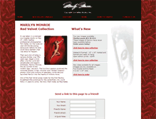 Tablet Screenshot of marilyn-redvelvet-art.com